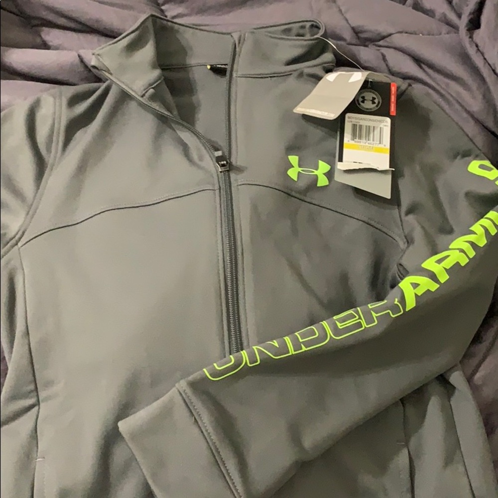 NWT Boys Under Armour Zip